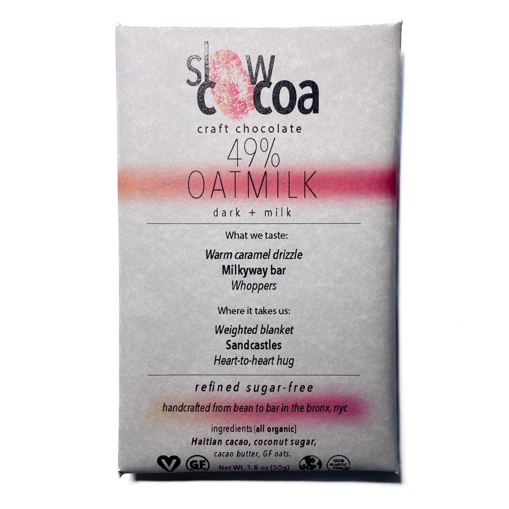 slowcocoa 49% Oatmilk chocolate bar