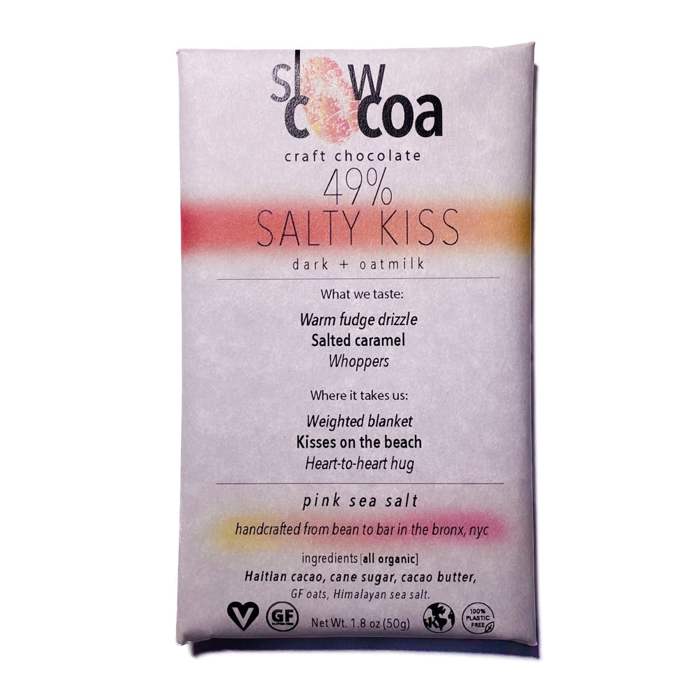 Salty Kiss | slowcocoa 49% PISA salted oatmilk 