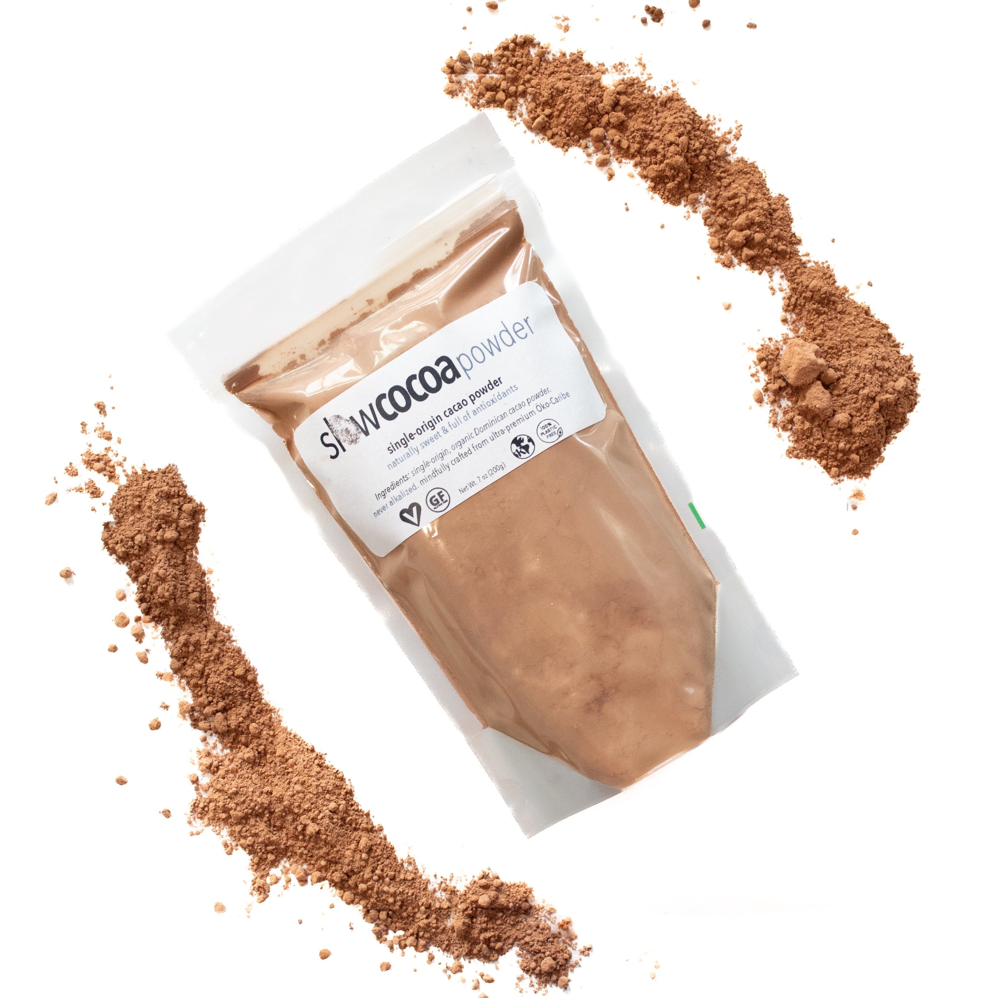 Single-Origin Cacao Powder | Organic, Non-Alkalized | slowcocoa