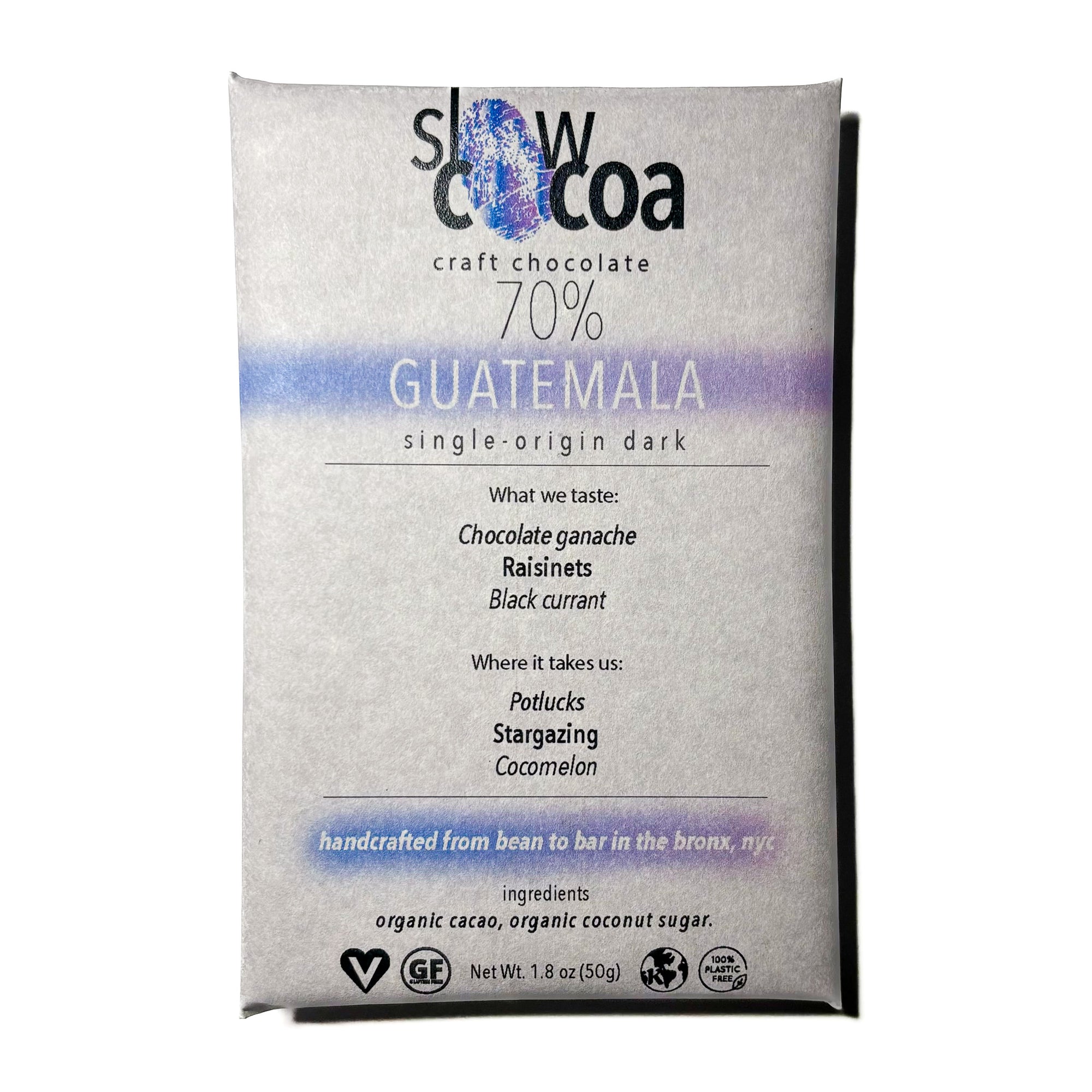 slowcocoa 70% Guatemala Chocolate Bar