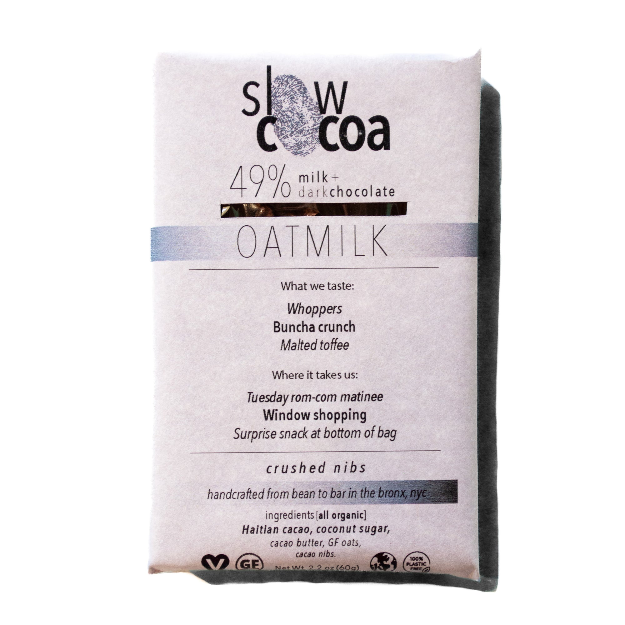 slowcocoa crushed nibs bar